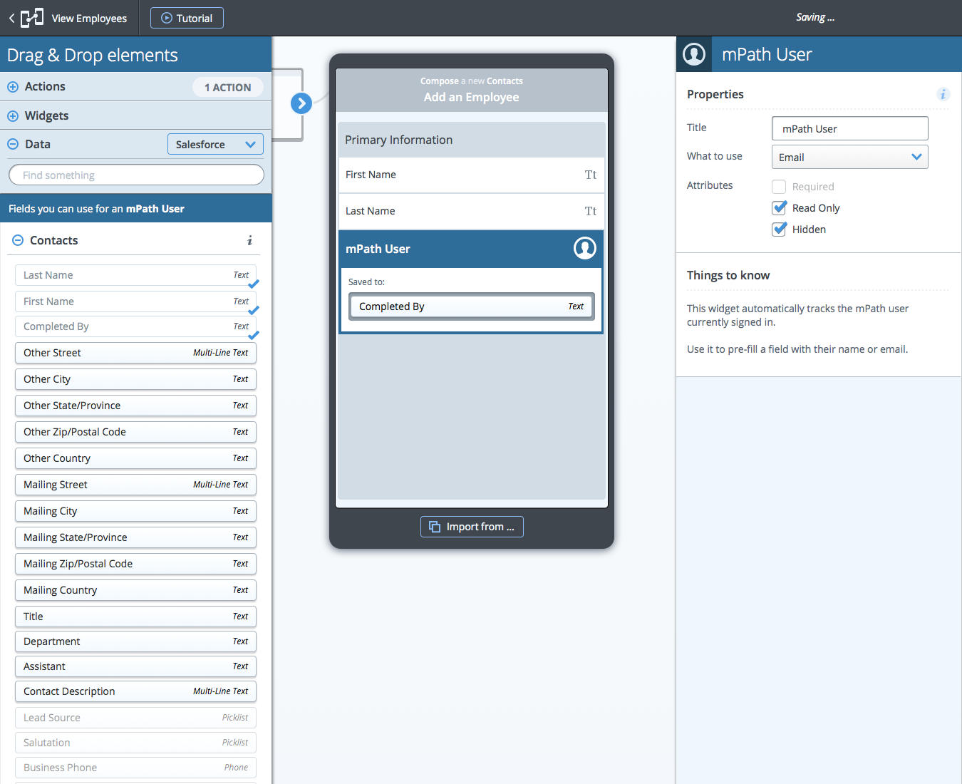 Studio - Assign Field