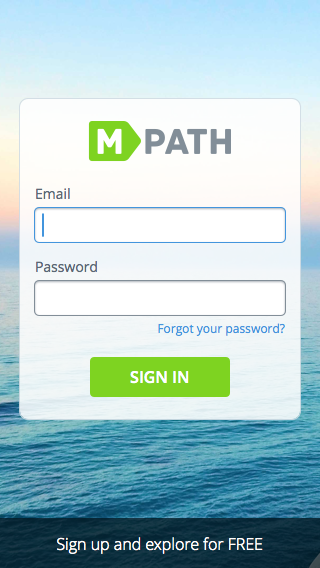 Studio Sign in - Mobile