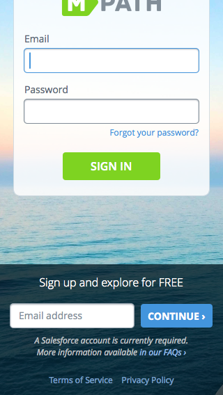 Studio Sign in - Mobile