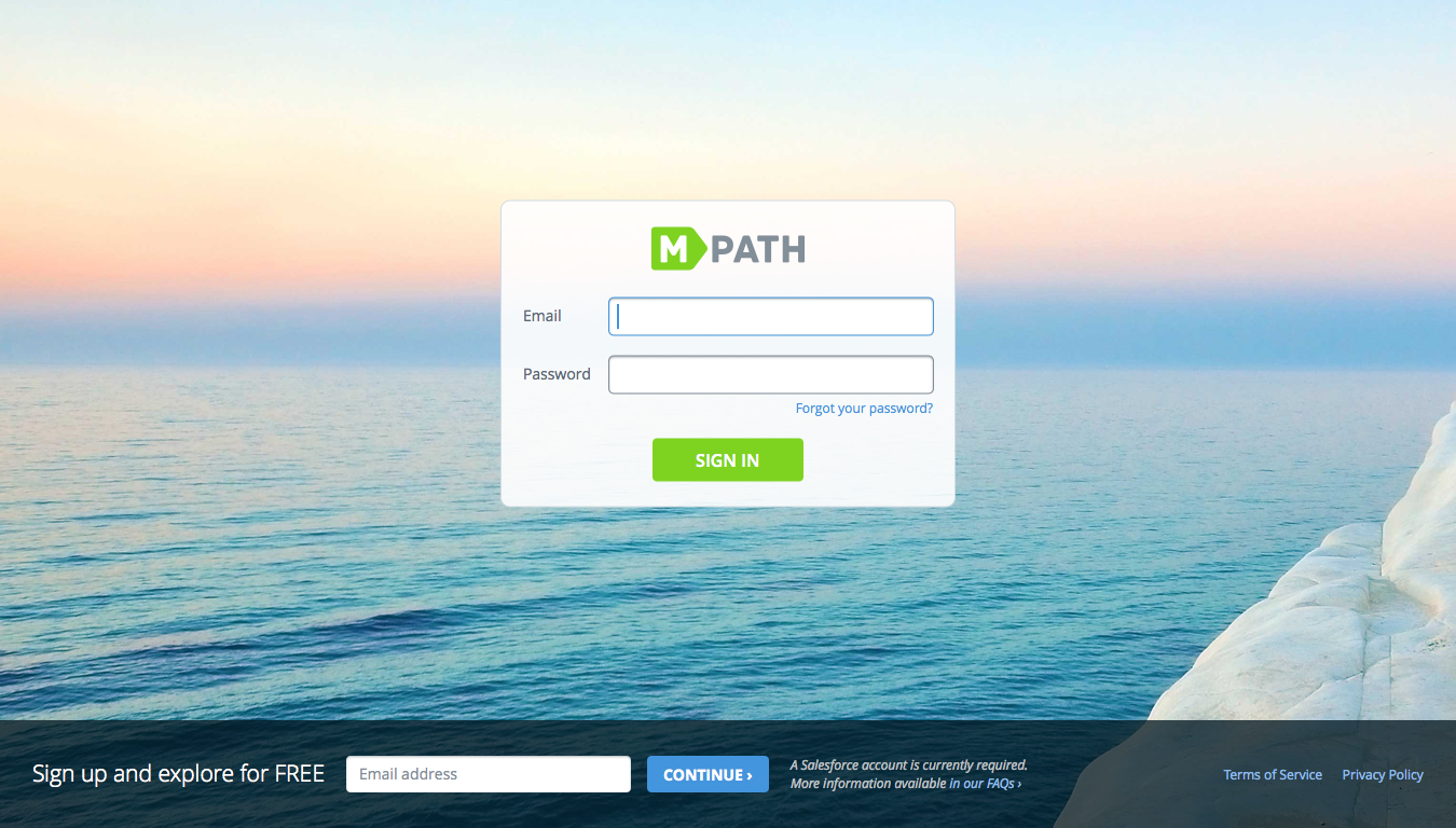 Studio Sign in - Desktop