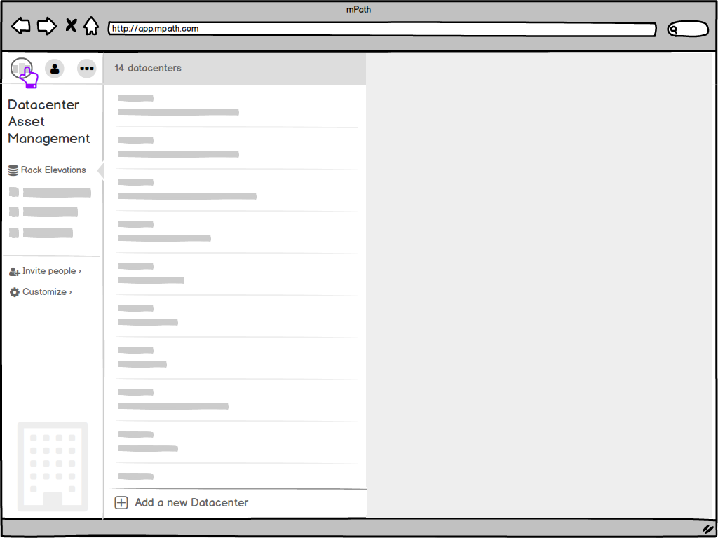 Web App - Sketches - Datacenters