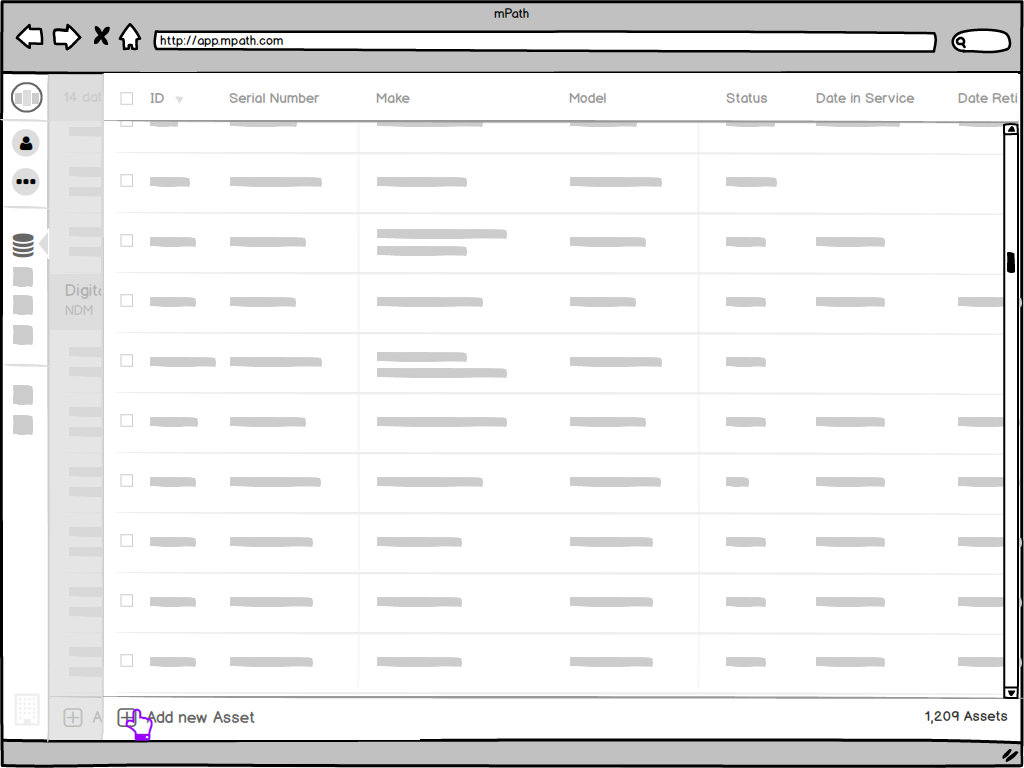 Web App - Sketches - Quick add