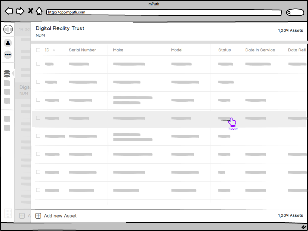 Web App - Sketches - Table edit