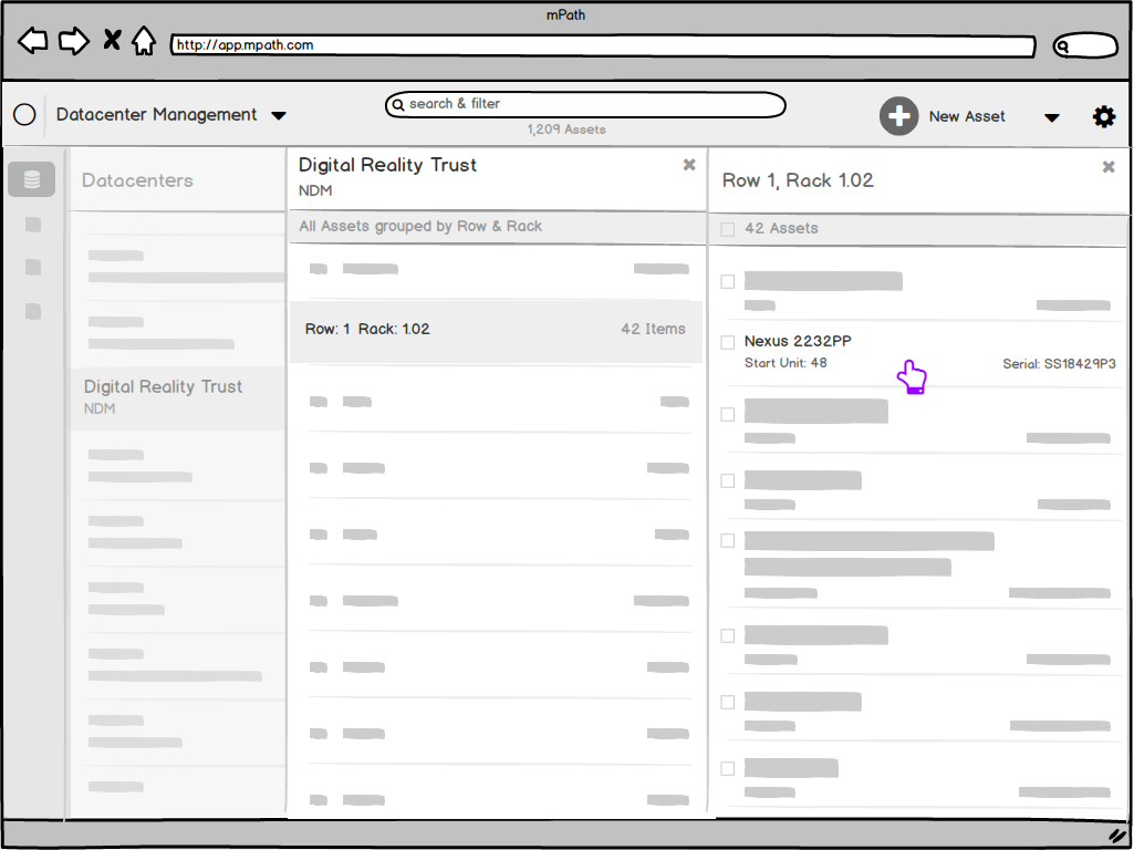 Web - Skethes - List of Assets