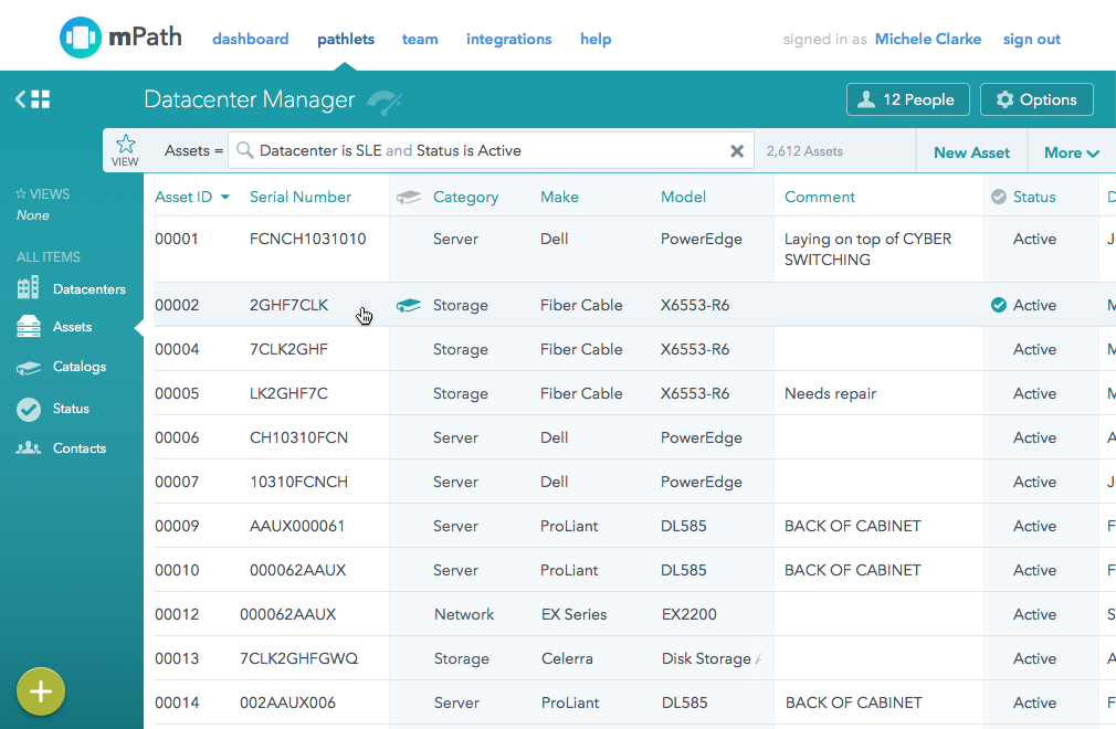 Web/Studio - Select an Asset