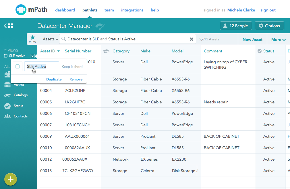 Web/Studio - Rename the view